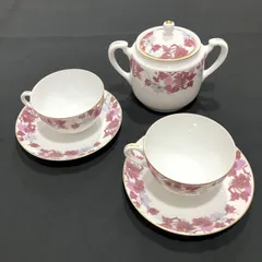 NORITAKE ノリタケ カップ・ソーサー 日本陶磁器会社 RC ブドウ柄 カップ＆ソーサー2客、ポット1点