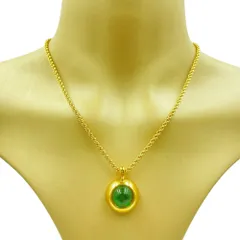 美品 NINA RICCI ニナリッチ ネックレス グリーン 緑