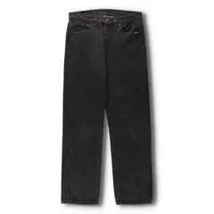 古着 90年代 リーバイス Levi's 501 先染め ブラックデニム ストレートデニムパンツ USA製 メンズw30相当 ヴィンテージ/evb010222