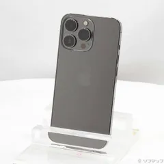 〔中古品〕 iPhone13 Pro 256GB グラファイト MLUN3J／A SIMフリー【344】
