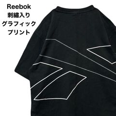 Reebok　リーボック　刺繡入り　Ｔシャツ　L グラフィックプリント
