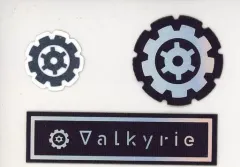 【中古】シール・ステッカー Valkyrie 繰り返し貼れるデコワッペンシール 「あんさんぶるスターズ! DREAM LIVE -5th Tour “Stargazer”-」