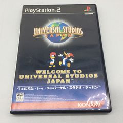 5263 【PS2】ウェルカム・トゥ・ユニバーサル・スタジオ・ジャパン プレステ2 USJ アトラクション体験ゲーム コナミ 現状品