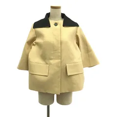 JIL SANDER / ジルサンダー | Wide Sleeve Jacket / バイカラー ワイドスリーブ ジャケット / 総裏地 | 32 | ベージュ | レディース