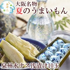 水ナス 水なす 漬物 ぬか漬け みずなす 水茄子 水ナス漬 [水なす浅漬け10個入り] 送料無料