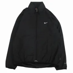 NIKE ナイキ 90s ヴィンテージ F0 SHM スウッシュロゴ ジップアップ ウインドブレーカー ジャケット アウター ブラック メンズ 