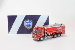 ACTCAR 1/64スケール　水戸市消防局　大型水槽車（桜水）Limited 500pcs　※隊員フィギュア付