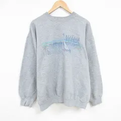 XL/古着 アメリカンイーグル American Eagle 長袖 スウェット メンズ 00s ヨット 大きいサイズ クルーネック グレー 霜降り 24dec26 中古 