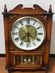 木製シチズン　壁掛け時計　電池式