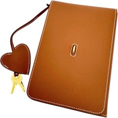 【HERMES/エルメス】カルネシークレット ノートカバー 手帳カバー ヴォースイフト ブラウン レディース 【中古】【真子質店】【GD】