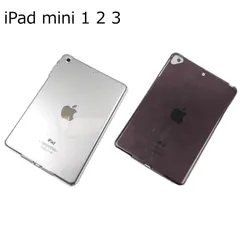 iPad mini 1 2 3用 カバー ソフトケース 背面 薄型 TPU 全2色 透明 ケース アイパッド ミニ おしゃれ おすすめ シンプル かわいいケース ソフト 第1世代 第3世代 第2世代 まだ使える