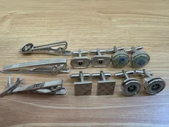 【最終値下げ】ネクタイピン&カフスボタンセット