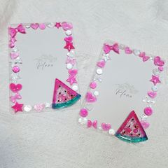 気まぐれレジン10 シャカシャカシェイカー大 すいか🍉B7