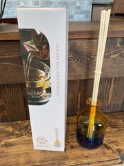 Thaleia Veil リードディフューザー ガラス バイカラー フラワーベース 花瓶 イエロー×ブルー Tea ティーブレンド