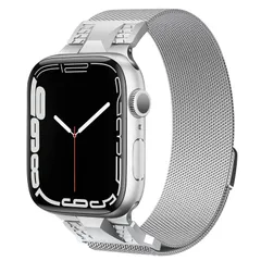 【数量限定】アップルウォッチ バンド バンド 2/1 ステンレス製 Ultra ビジネス 10/9/8/7/SE2/SE/6/5/4/3/2/1 Series 高級ベルト マグネット あっふウォッチバンド ステンレス Watch 耐衝撃 Apple 通気 コン