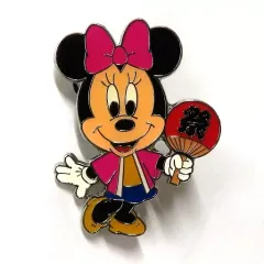 【中古】バッジ・ピンズ(キャラクター) ミニーマウス(2009年アラビアンコースト/祭り) ピンバッジ 東京ディズニーシー ワゴンゲーム 残念賞景品