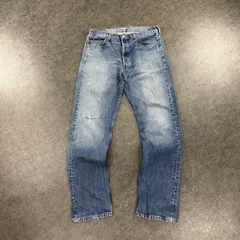 O1 希少 Euro Levi's ユーロ リーバイス 501 裏292 デニムパンツ ダメージジーンズ ストレート ジーパン ヴィンテージ ビンテージ USED メンズ W36 36×34 大きいサイズ