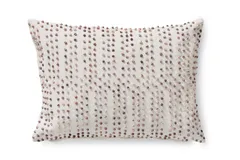 【在庫限り】【再入荷なし】ハンドメイド　オフホワイト色のユニークな装飾クッション　Sera　50x35cm　中綿付き/138xA00010083