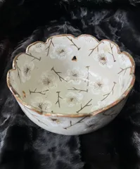 2014  康峰作　仙　菓子鉢　茶道具　陶器　美濃焼