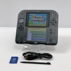 ニンテンドー 2DS クリアブラック 遊べるセット 良品 動作確認済み 2ds 3ds 3DS 任天堂
