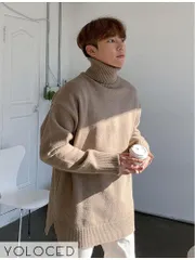 【高級新品】ヘビータートルネックニット 韓国 メンズ ユニクロ GU ASCLO