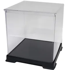 【在庫処分】内寸 透明フィギュアケース 横幅14.8×奥行14.8×高さ14.8cm かしばこ商店 151516