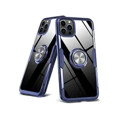 iPhone 13 Pro Max ケース クリア リング付き 耐衝撃 薄型 全面保護 背面強化ガラスケース クリア TPUバンパー スタンド機能