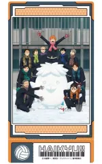 【中古】キャラカード 烏野高校(雪遊び) 「ハイキュー!! ビジュアルクリアチケット2」