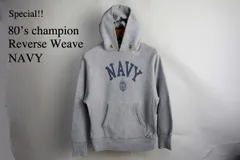 超希少 80年代 チャンピオン NAVY 染み込み リバースウィーブ パーカー Champion ヴィンテージ トリコタグ 単色 USA 80's 80s アメカジ ビンテージ 古着 中古 メンズ レディース スエット スウェット ミリタリー