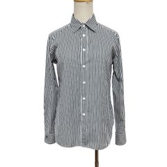 中古 ラルフローレン RALPH LAUREN 長袖 シャツブラウス クリーニング済み ストライプ柄 レディース サイズ9