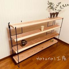 新商品‼️手作りアイアン家具 折り畳みラック 西海岸インテリア