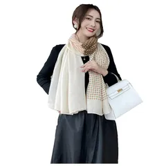 [優億] スカーフ レディース 大判ストール 薄手 シルク風 マフラー 日焼け止めショール 海辺 お洒落 上品 冷房対策 春夏秋冬 旅行 通勤用 誕生日プレゼント (A05)