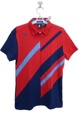 DESCENTE(デサント) ポロシャツ 赤 メンズ L ゴルフウェア 2507-0100 中古