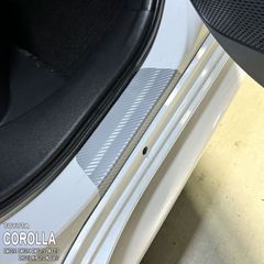 【松印】車種専用 ステップガードフィルム (リア) トヨタ カローラ セダン ZWE211 ZWE214 ZWE215 ZWE219 ZRE212 NRE210 MZEA17 ハイブリッド WXB