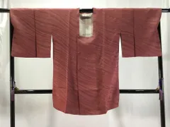 道行コート/正絹/ピンクがかった紫/三越/仕立上がり/1153