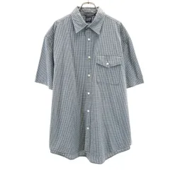 GAP ギャップ チェック柄 半袖 コットンシャツ M マルチ メンズ 古着