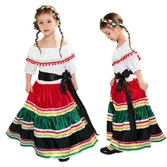 メキシコのお祭り衣装（子供用） 1点|民族衣装 中南米雑貨 刺繍 タペストリー メキシコのお祭り衣装（子供用） 1点|民族衣装中南米雑貨刺繍