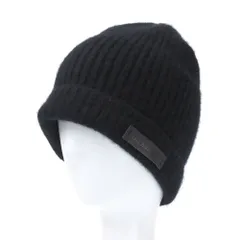 JIL SANDER ジルサンダー ブラックニットキャップ 未使用 JIL SANDER ジルサンダー ブラックニットキャップ 未使用