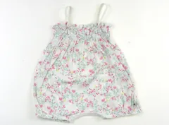 【プチバトー/PETITBATEAU】ベビーオーバーオール 70サイズ 女の子【子供服・ベビー服】（1863946）