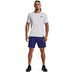 アンダーアーマー(UNDER ARMOUR) ショートパンツ UAウーブンショーツ エンボス メンズ 1377137 ソナーブルー/ブラック Mサイズ