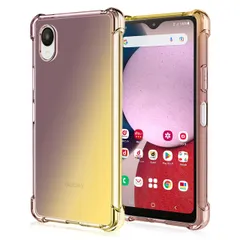 Galaxy A23 5G ケース SC-56C SCG18 ギャラクシーa23 グラデーション耐衝撃 ソフト ケース 【Color】 ブラック・ゴールドのサムネイル