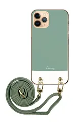 Galaxy S21 5G SC-51B SCG09 ギャラクシーS21 スマホケース スマホショルダー バイカラー シンプル かわいい ブルー レザーベルト ストラップ 調節可能 130cm  カラー07