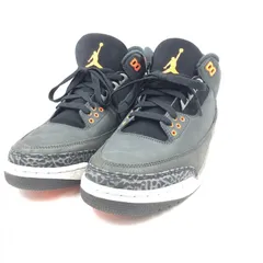 【中古】NIKE Air Jordan 3 Retro Fear CT8532-080 ブラック size 27.5cm[24]