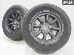 【あ】RSワタナベ　14インチホイール　2本セット　4穴 4本セット RS Watanabe 4S 14×6.5J +14.5 4H-114.3 マグ /14
