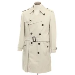 【中古】バーバリーロンドン BURBERRY LONDON ポリエステルコットン トレンチコート ベージュ【サイズ50】【メンズ】のサムネイル