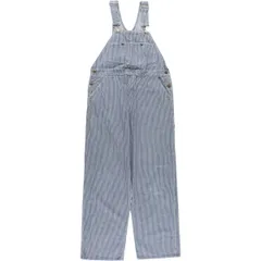 古着 ビッグサイズ 70年代 オシュコシュ Osh kosh ヒッコリーストライプ オーバーオール USA製 メンズw43相当 ヴィンテージ/eaa589282