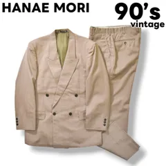 ハナエモリ HANAE MORI ジャケット スーツ ハナエモリ ムッシュ HANAE MORI MONSIEUR ピンストライプ柄