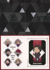 【中古】紙製品 アンドレ・キャメル オリジナルポストカード付き招待状 「名探偵コナン 赤井秀一カフェ 緋色編」 事前予約特典