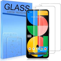 【2枚セット】For Google Pixel 5a (5G) 用のガラスフィルム 強化ガラス 液晶保護フィルム For Google Pixel 5a (5G) / SoftBank 用の対応 保護フィルム 硬度9H 厚さ0.33 旭硝子素材AGC 気泡ゼロ
