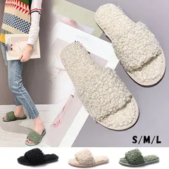 6BINX002ファーサンダル ファースリッパ サンダルファー 暖かい